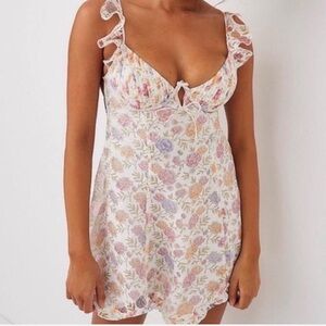 For Love & Lemons Rosie Slip Dress Size XS NWT